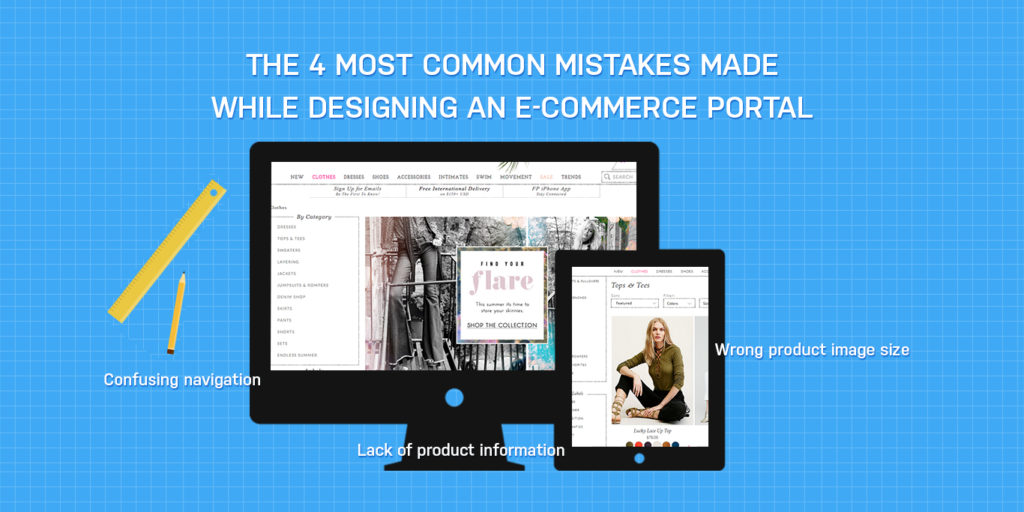 The 4 Most Common Mistakes Made While Designing an E-commerce Portal